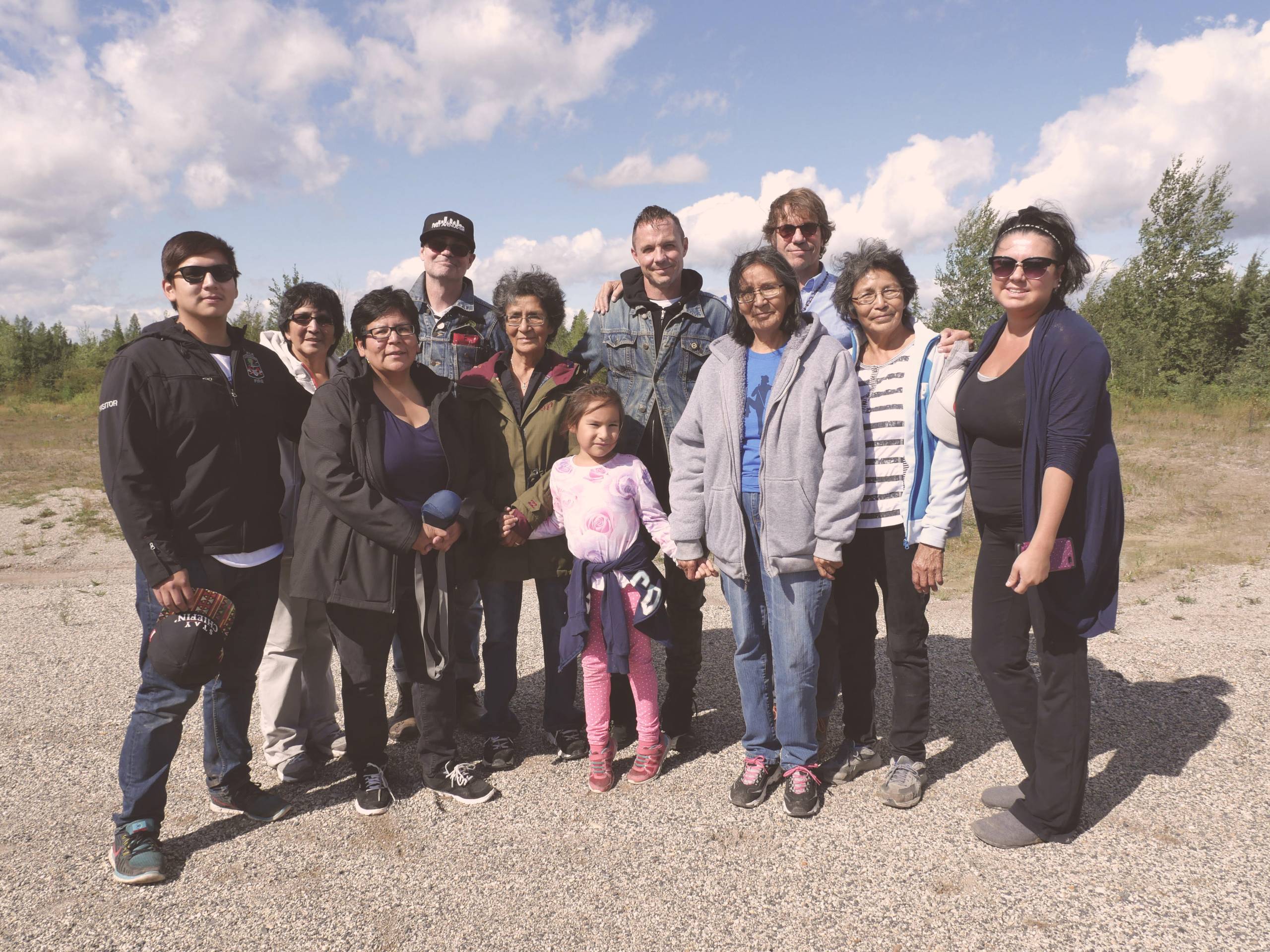 Gord Downie and Chanie Wenjack families