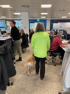 Jenny Stafford and her guide dog