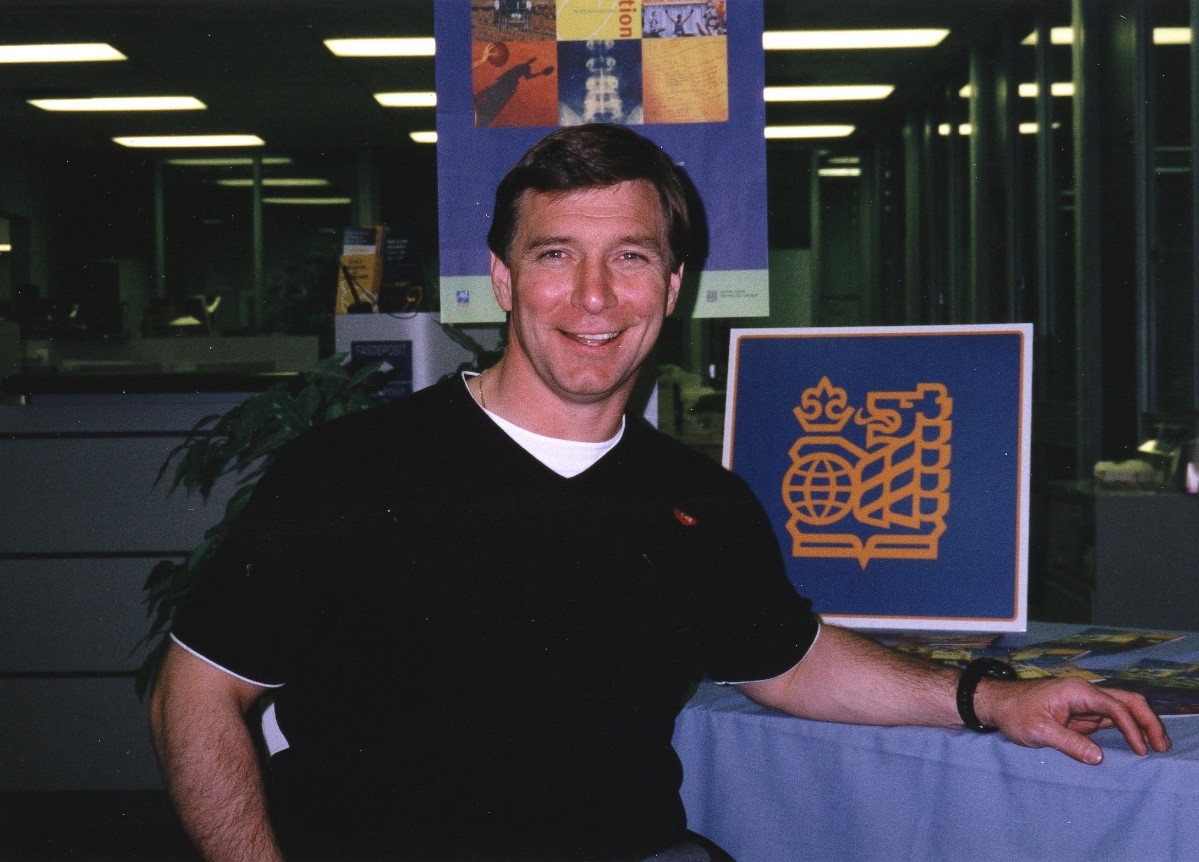 Rick Hansen at the “Man in Motion” 10th Anniversary Royal Bank of Canada event