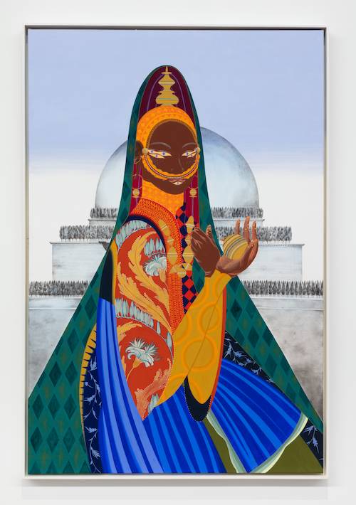 Rajni Perera, Traveller 6, 2019, mixed media on paper, 100.3 cm x 151.13 cm