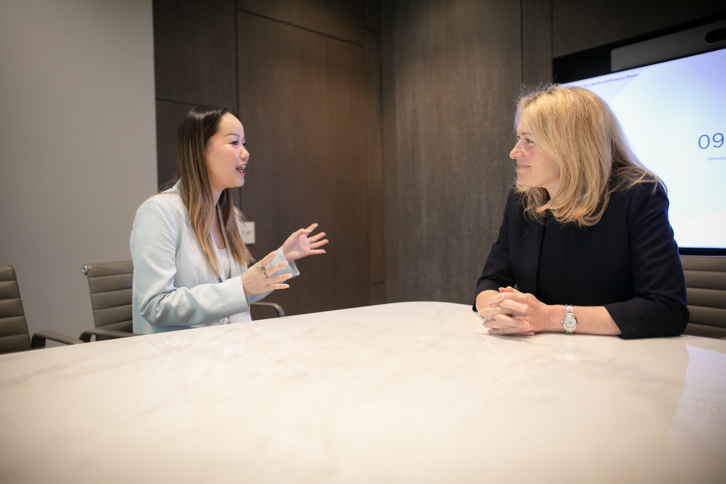 Celine Cheung in boardroom